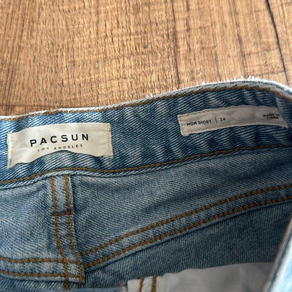 PACSUN MOM Short Jean shorts size 24 EUC - Picture 6 of 9